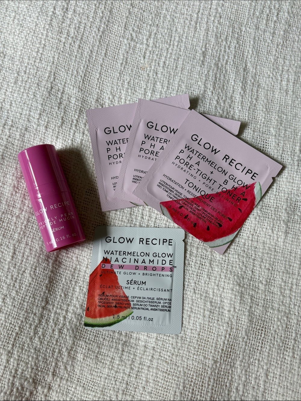 ⭐️5 for $20 Set of 5 New Glow Recipe Skincare Samples